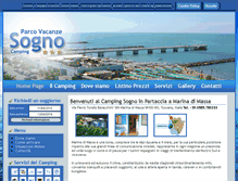 Tablet Screenshot of campingsogno.com